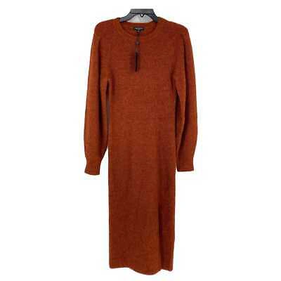 Pre-owned Rag & Bone Rust Pullover Maxi Dress | With Tags In Orange