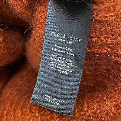 Pre-owned Rag & Bone Rust Pullover Maxi Dress | With Tags In Orange