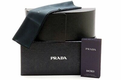 Pre-owned Prada Sunglasses Pr57us 1ab0a7 54mm Black / Grey Gradient Lens In Gray