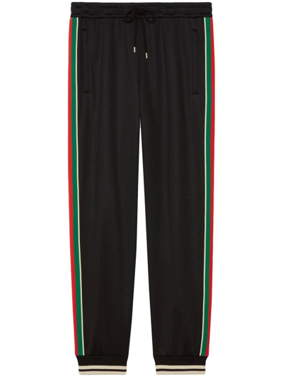 Shop Gucci Track Pants In Black  