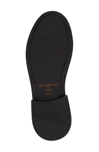 Karl Lagerfeld Paris White Label Zip Chukka Boot In Burgundy