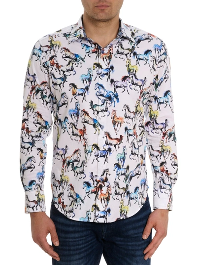 Shop Robert Graham Thoroughbred Long Sleeve Button Down Shirt In Multi