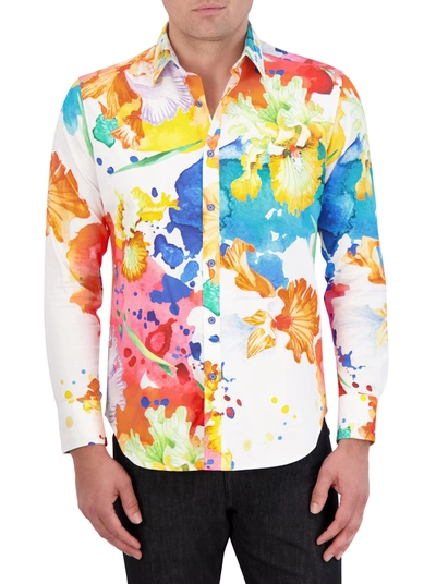 Shop Robert Graham Sorrentine Long Sleeve Button Down Shirt In Multi