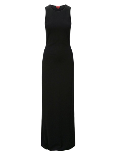 Staud Women's Bari Sleeveless Jersey Maxi Dress In Black | ModeSens