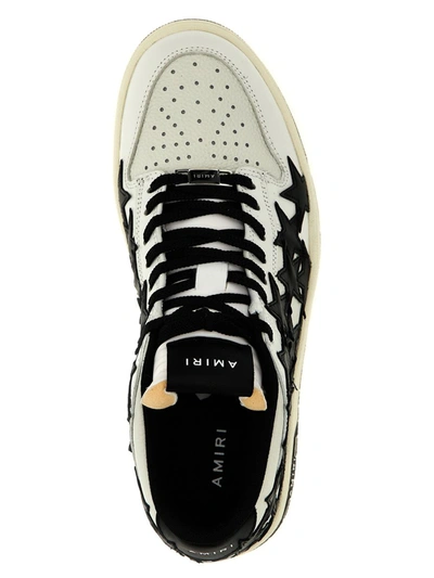 Shop Amiri 'stars Low' Sneakers In White/black