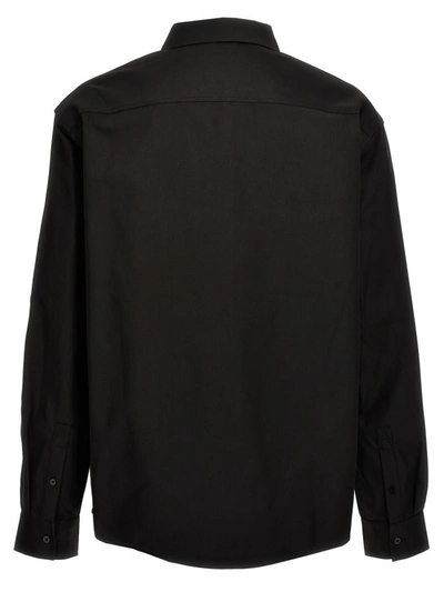 Shop Axel Arigato 'flow' Overshirt In Black