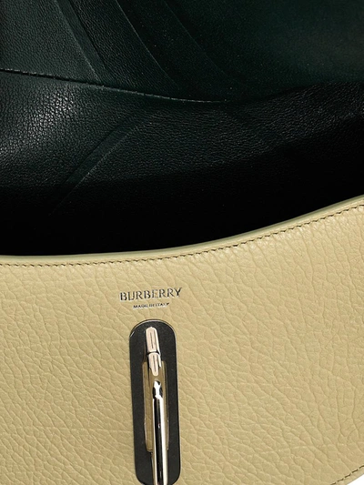 Shop Burberry 'rocking Horse' Mini Shoulder Bag In Green
