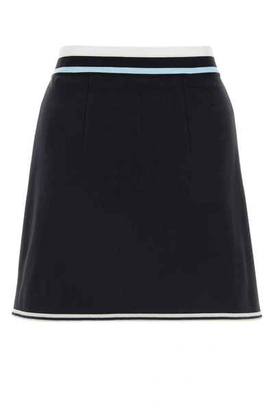Shop Moncler Skirts In Blue