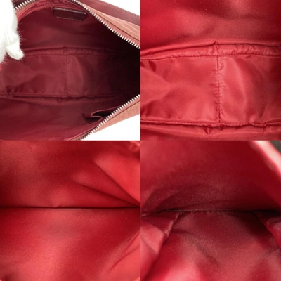 Shop Dior Trotter Red Canvas Shopper Bag ()