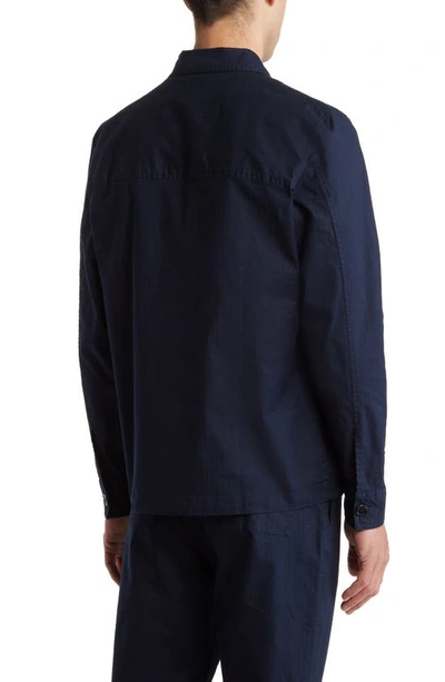 Good Man Brand Prato Solid Military Jacket In Sky Captain