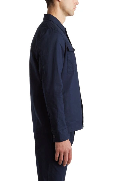 Good Man Brand Prato Solid Military Jacket In Sky Captain