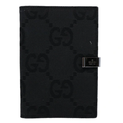 Shop Gucci -- Black Canvas Wallet  ()