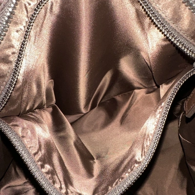 Shop Gucci Diamante Brown Synthetic Shopper Bag ()