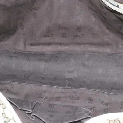Shop Gucci Gg Twins Beige Canvas Tote Bag ()