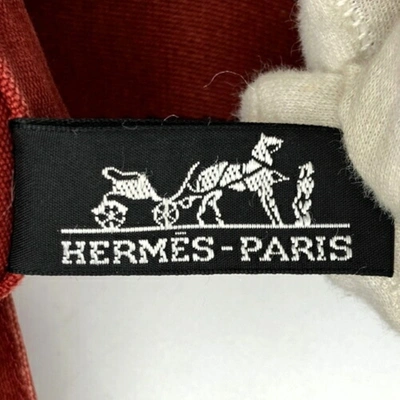 Shop Hermes Hermès Red Canvas Tote Bag ()