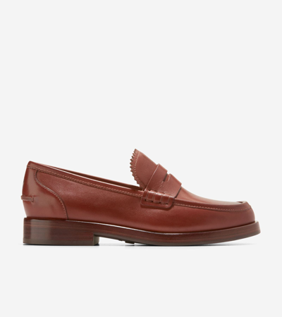 Shop Cole Haan Christyn Penny Loafer In Cuoio Brown