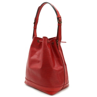 Pre-owned Louis Vuitton Noe Red Leather Shoulder Bag ()