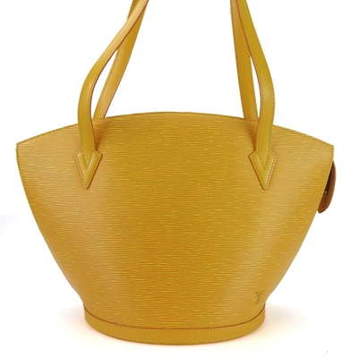 Pre-owned Louis Vuitton Saint Jacques Yellow Leather Shoulder Bag ()