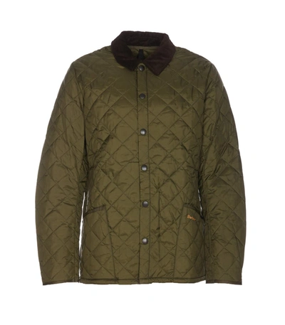Barbour Heritage Liddesdale Quilted Jacket In Green