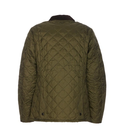 Barbour Heritage Liddesdale Quilted Jacket In Green