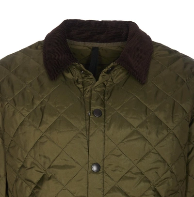 Barbour Heritage Liddesdale Quilted Jacket In Green