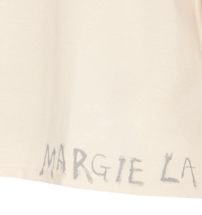 Shop Maison Margiela T-shirts And Polos In Bianco