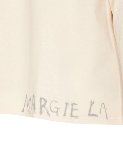 Shop Maison Margiela T-shirts And Polos In Bianco