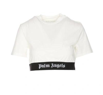 Shop Palm Angels In Bianco
