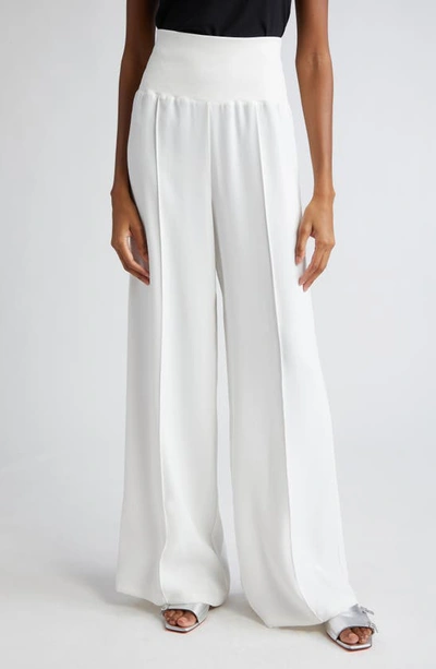 Shop Atm Anthony Thomas Melillo Pull-on Flare Pants In Chalk