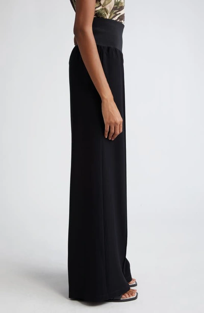 Shop Atm Anthony Thomas Melillo Pull-on Flare Pants In Black