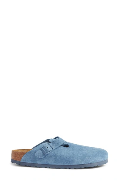 Shop Birkenstock Boston Soft Footbed Clog In Elemental Blue