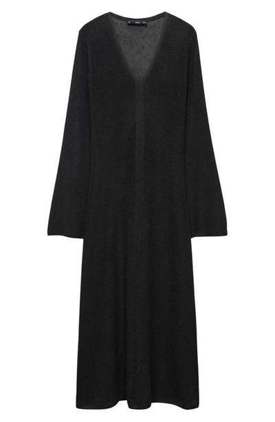 Mango Robe In Black