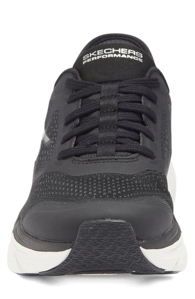 Shop Skechers Max Cushioning Premier Sneaker In Black/ White