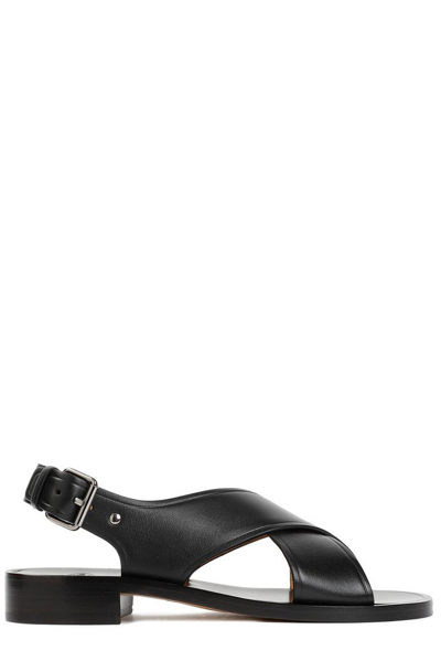 Shop Church's Crossover Strapped Sandals In Black