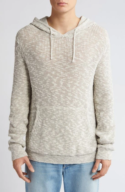 Shop Atm Anthony Thomas Melillo Slub Sweater Hoodie In Ash Grey