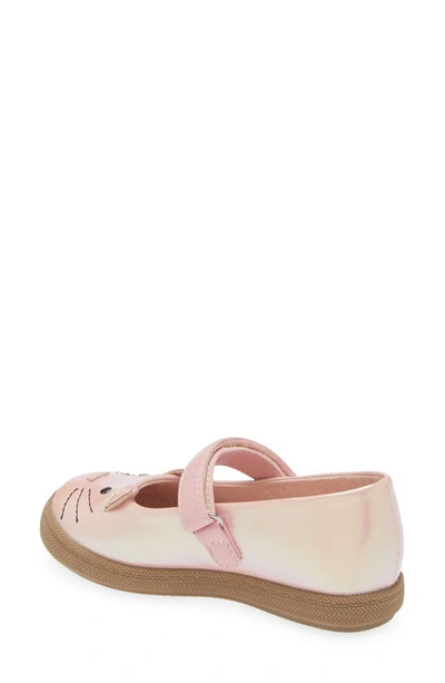 Shop Tucker + Tate Kids' Kitty Cat Mary Jane In Pink Metallic