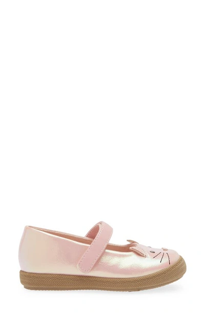 Shop Tucker + Tate Kids' Kitty Cat Mary Jane In Pink Metallic