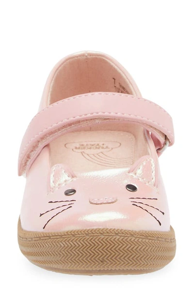 Shop Tucker + Tate Kids' Kitty Cat Mary Jane In Pink Metallic