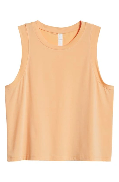 Shop Zella Breathe Active Tank In Coral Beads