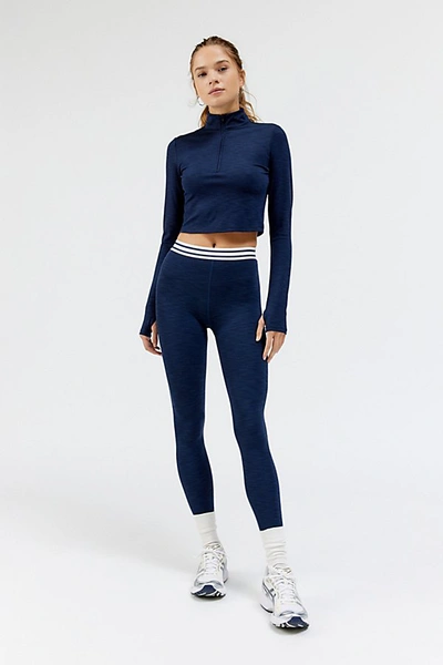 Shop Splits59 Bailey High-waisted 7/8 Legging Pant In Navy, Women's At Urban Outfitters