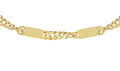 Shop Bony Levy 14k Gold Figaro Chain Necklace In 14k Yellow Gold