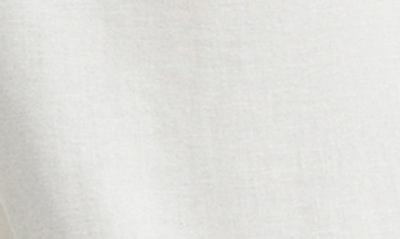 Shop Mango Drawstring Linen Blend Pants In Off White