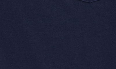 Shop Vineyard Vines Kids' Baseball Whale Cotton Pocket Graphic T-shirt In Nautical Navy