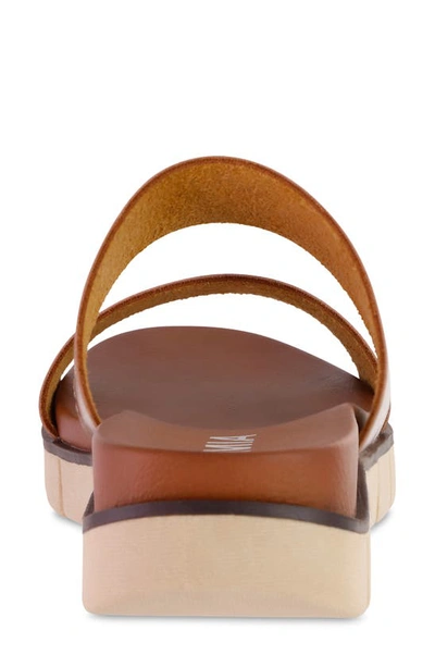 Shop Mia Elori Slide Sandal In Cognac