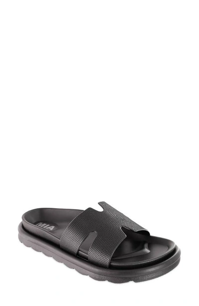 Shop Mia Bertini Slide Sandal In Black