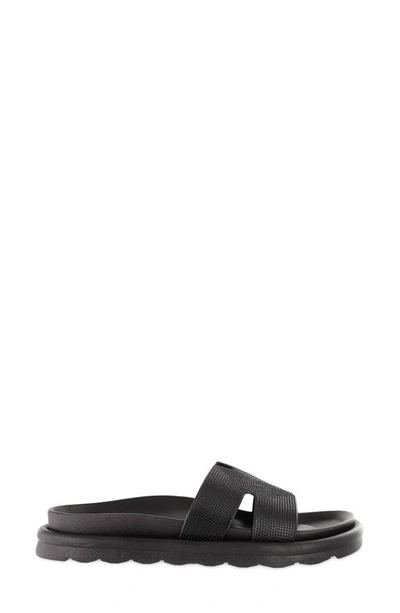 Mia Bertini Slide Sandal In Black