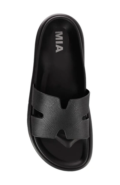 Shop Mia Bertini Slide Sandal In Black