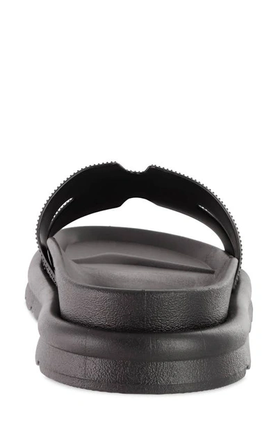 Mia Bertini Slide Sandal In Black