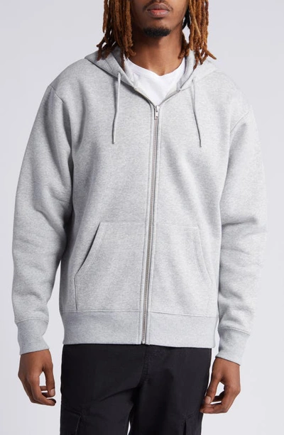 Shop Bp. Full Zip Hoodie In Grey Heather