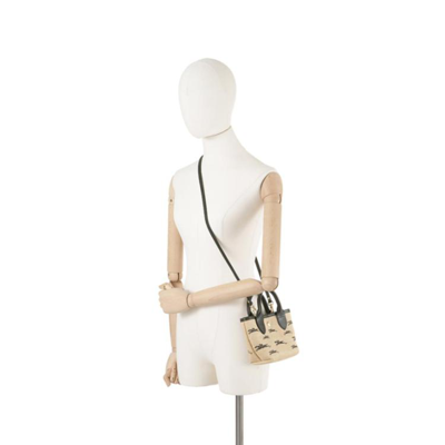 女士织物配皮编织包托特包手提单肩斜挎包 10206 HCF